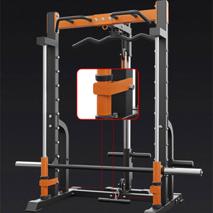 Estación de Entrenamiento de Gimnasio Ajustable de Acero Inoxidable para Levantamiento de Pesas y Sentadillas, Rack de Potencia Multifuncional Económico - Product Image 5