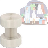 Socle cylindrique en acrylique 37x38cm, présentoir à gâteaux, centre de table pliable, décorations de fête, décoration de table élégante, mariages