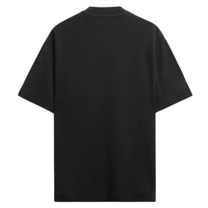 T-shirt Homme Col Rond Manches Courtes Coupe Ample Noir Coton 300 Grammes Style Décontracté Streetwear Tendance - Product Image 2