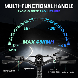 Magazzino europeo/USA A8 ciclomotore Mountain E-Bike 750W 48 v15a batteria al litio Shimano Derailleur CE/UL2894 elettrico City Bike - Product Image 3