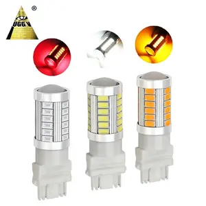 1156 BA15S 1157 BAY15D P21W 33 LED 5630 3157 7440 7443 SMD רכב זנב הנורה בלם אורות אוטומטי הפוך מנורה אדום/לבן/צהוב צבע