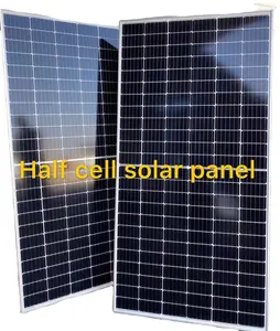 500W 550W Watt N-type TOPCON Solar Panel PV Module Black Double Glass Bifacial Roof System Mono Solar Panels