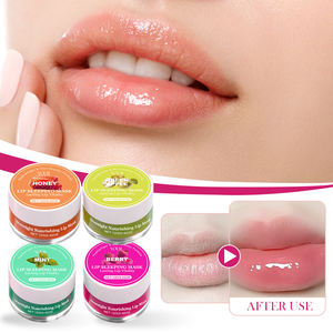 Set de Mascarillas Labiales Hidratantes para Dormir, 4 Sabores, Cuidado Hidratante, Reparación Nocturna, Tratamiento Voluminizador, Marca Privada - Product Image 3