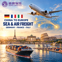 Agent d'expédition le moins cher depuis la Chine, services logistiques porte-à-porte, transitaire maritime vers l'Europe/la France/l'Allemagne/l'Italie