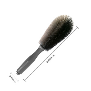 Car Wheel <b>Brush</b> Grey Nylon Grip Handle <b>For</b> <b>Cleaning</b> <b>Brushes</b> - Product Image 2