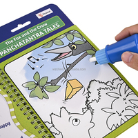 Papiers à colorier à l'eau magiques unisexes, livre de gribouillage aquatique préscolaire pour enfants, pour la créativité sur le thème de l'eau des enfants