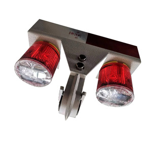 Feu de signalisation LED solaire Szsw2733 rouge pour la construction de réseaux électriques, alerte de sécurité électrique - Product Image 2