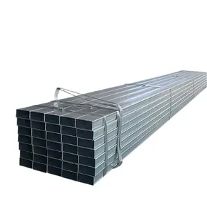 Dimensioni 120x60MM profilo rettangolare in acciaio MS saldato tubolare rettangolare prezzo di fabbrica costruzione costruire tubo quadrato in acciaio dolce