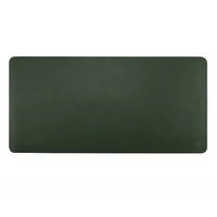 Nouvelle arrivée : grand tapis de bureau en cuir avec base en peluche douce, pliable et personnalisable, protège la table pour le bureau et les promotions.