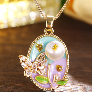 2025 New Design Plated Copper Hot Selling Luxury <strong>Necklace</strong> <strong>for</strong> Women Fine Jewelry <strong>Sister</strong> <strong>Necklace</strong> - Product Image 4