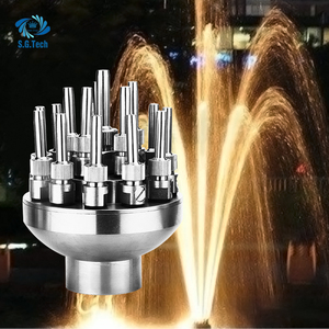 Buse de fontaine à cascade d'eau en acier inoxydable durable Water Crown, livraison rapide, 110-230V, pour usage en <span class=keywords><strong>parc</strong></span> - Product Image 6