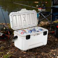 Glacière rigide en plastique 32L, isolée et alimentaire, portable, pour camping, barbecues et fêtes – Vente directe usine OEM