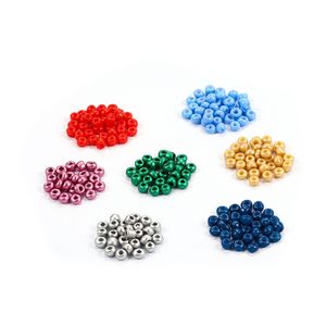 Perles de verre St. Kunkka, 33 couleurs, 6mm, perles dispersées pour la fabrication de bijoux, accessoires de bracelet - Product Image 5