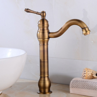 Robinet mitigeur d'eau d'évier de cuisine, classique, Vintage noir mat pour la cuisine et salle de bains