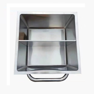 VICTORY KITCHEN Conteneur de stockage de riz et de farine multifonctionnel à quatre niveaux en acier inoxydable argenté écologique sur pied - Product Image 6