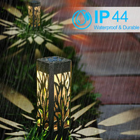 Lámpara LED Solar para Jardín, Mini Linterna Decorativa para Exteriores, Resistente al Agua IP65, con 3 Años de Garantía