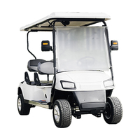 Voiturette de golf électrique Tarion 4 places, châssis en acier, moteur 3,5 kW, batterie 60 V sans entretien, frein à tambour sur quatre roues, 30-50 km/h, 90 km, CE