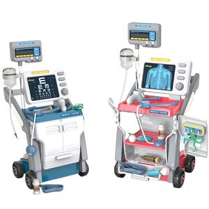 एलके टॉयज प्रिटेंड प्ले हाउस सेट प्लास्टिक मेडिकल कार्ट हॉस्पिटल किट किड्स डॉक्टर टॉय अल्ट्रासाउंड मशीन - Product Image 1