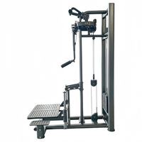 Appareil de musculation professionnel à câbles avec système de poids pour exercices de dos, de poitrine, de fessiers et de press d'épaules