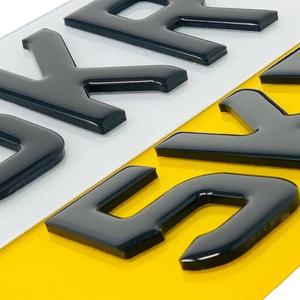 Venta al por mayor de fábrica: Placas de matrícula digitales 3D de gel acrílico de alta calidad para coches del Reino Unido, letras acrílicas para matrículas del Reino Unido. - Product Image 3