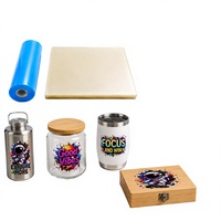 Film autocollant UV DTF à transfert de chaleur directe à chaud, format A3 30cm, pour laminage PET AB, application sur surfaces dures et vêtements, imprimante