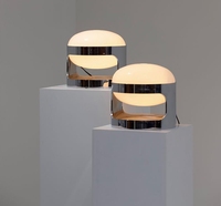 Lampe de table pour chambre à coucher, salon, chevet, bar, bureau, lampes de table de luxe modernes avec base en acier inoxydable