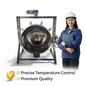 100L-600L Industrial Cooking <b>Pot</b> With Motorized Stirrer for Caramel/Jam/Sauce/Gummy - Heavy Duty Boiling Mixing Kettle - Product Image 2