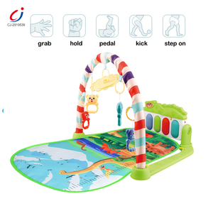 צ 'נג' י רב תכליתי פסנתרן קריקטורה שמיכה צבעונית מנגנת משטיח לתינוק עם פעילות חינוכית - Product Image 4