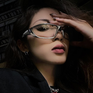 <b>Retro</b> Style <b>Sunglasses</b> For Women Silver Frame UV400 Protection Class 2 Sunshades PC Material Y2K Fashion - Product Image 3