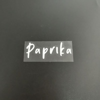 Autocollant de lettrage en vinyle découpé adhésif personnalisé avec film de transfert Commande minimum 100 pièces