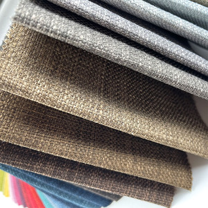 Textiles <span class=keywords><strong>para</strong></span> el hogar, muestra gratis, 100% poliéster, aspecto <span class=keywords><strong>de</strong></span> lino duradero, sofá, muebles, tela <span class=keywords><strong>de</strong></span> lino <span class=keywords><strong>para</strong></span> tapicería - Product Image 4