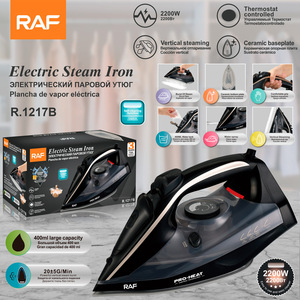 Prix d'usine 2026 Fer à vapeur électrique portatif haute efficacité avec semelle en céramique pour vêtements, usage domestique - Product Image 3