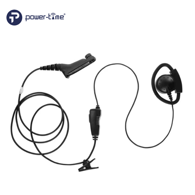 One Side Wired Single Side Ear Hook D-Shape Headset Headphone/D Shape Earhook Tour Guide System Earphone