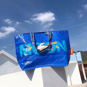 ถุงช้อปปิ้งคุณภาพสูงแบบใช้ซ้ำได้ ถุงทนทาน พิมพ์โลโก้ได้ ถุงทันสมัย ถุงช้อปปิ้งแบบเคลือบ PP ผ้าไม่ทอ - Product Image 5