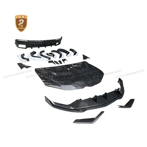 Pour <span class=keywords><strong>Lamborghini</strong></span> <span class=keywords><strong>Urus</strong></span> S Bodykit à 1016 Kit de carrosserie en Fiber de carbone lèvre avant jupe latérale diffuseur arrière aileron arrière couvercle de moteur - Product Image 4