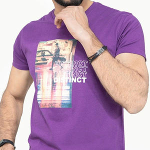 T-shirts en coton de haute qualité surdimensionnés, taille plus, impression lourde, sérigraphie personnalisée, t-shirt pour homme - Product Image 5