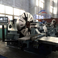 Ck64125 Chine Type de plancher 1250mm Diamètre de tournage CNC Face Tour Machine pour bride