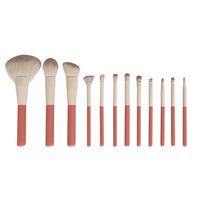 Japanese Series Makeup Brush Set, White Mouth Tube