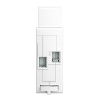 JIUJI 230V 63A 1P Protection contre les surtensions/sous-tensions et les surintensités en cuivre, interrupteur WiFi sur rail DIN avec mesure MCB