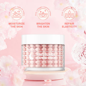 Captura de colágeno 140g crema facial hidratante reparación nutritiva crema rosa para belleza cuidado de la piel arrugas y opacidad - Product Image 2