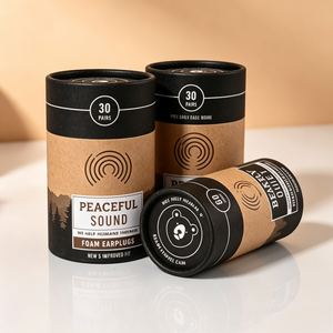 Tube en <span class=keywords><strong>papier</strong></span> cylindrique biodégradable pour baume à lèvres, produit de soin naturel et biologique - Product Image 2