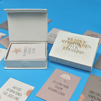 Cartes d'affirmation positives inspirantes personnalisées en usine, jeu de cartes ultime personnalisé avec boîte
