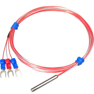 Nhà máy nhiệt kháng bạch kim kháng nhiệt kế PT100 pt1000 cảm biến <span class=keywords><strong>RTD</strong></span> cảm biến nhiệt độ đầu dò dò-200-420 C - Product Image 3