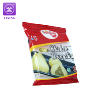 Sac en aluminium translucide de qualité alimentaire en polyéthylène imprimé personnalisé sac d'emballage d'aliments surgelés pour hamburger de poisson steak de boeuf boulette