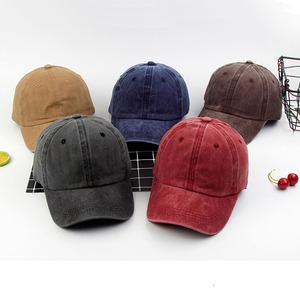 Casquette de Baseball Distressed Personnalisée en Coton Lavé Vintage Ajustable Unisexe de Qualité Supérieure, en Top Vente, pour Noël - Product Image 1
