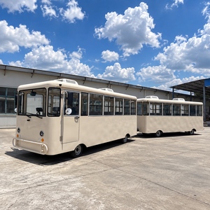 Dorlin Sightseeing-Straßenbahn mit 47 Sitzplätzen, batteriebetriebener Touristenzug für malerische Gebiete und Freizeitparks - Product Image 1