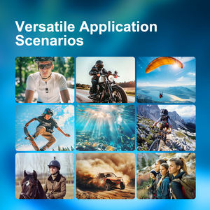 Cámara de Acción 4K HD Antivibración Impermeable con Pantalla de 1.3 Pulgadas, Grabadora para Motociclismo, Montaje en Pecho y Cabeza, para Buceo - Product Image 5