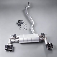 Sistema de Escape Catback de Acero Inoxidable DZ, Pulido a Espejo, 1.5mm de Grosor, para F20 M140 F22 240i F30 340i F32 440i S304, 3 Años de Garantía