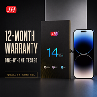 Layar LCD OLED FHD OEM Grosir JH, Perakitan Pengganti Layar untuk iPhone 12 13 14 15 Pro Max, Suku Cadang Perbaikan Ponsel