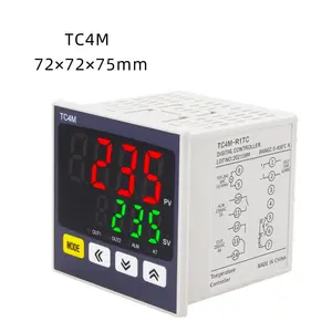 TC4M 72*72 एसएसआर रिले दोहरी उत्पादन के साथ एकाधिक इनपुट डिजिटल इंटेलिजेंट पीआईडी तापमान नियंत्रक सीई